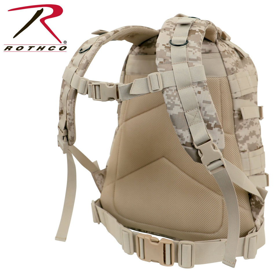 Rothco Large Camo Transport Pack Desert Digital Camo - Get Tight Gear