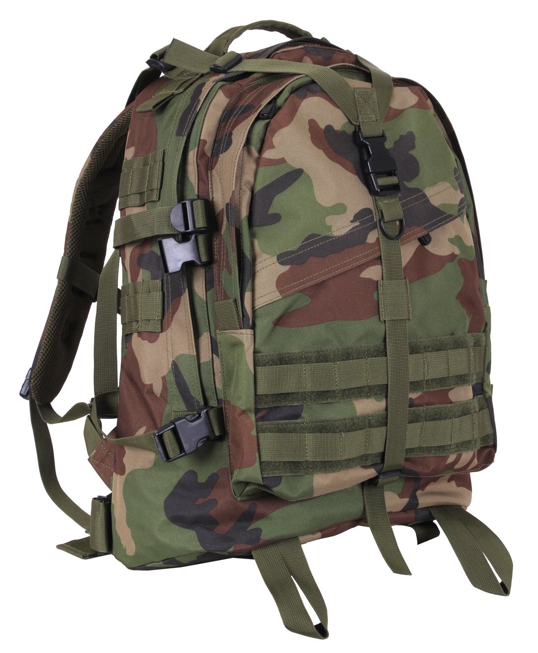 Rothco Large Camo Transport Pack Woodland Camo - Get Tight Gear
