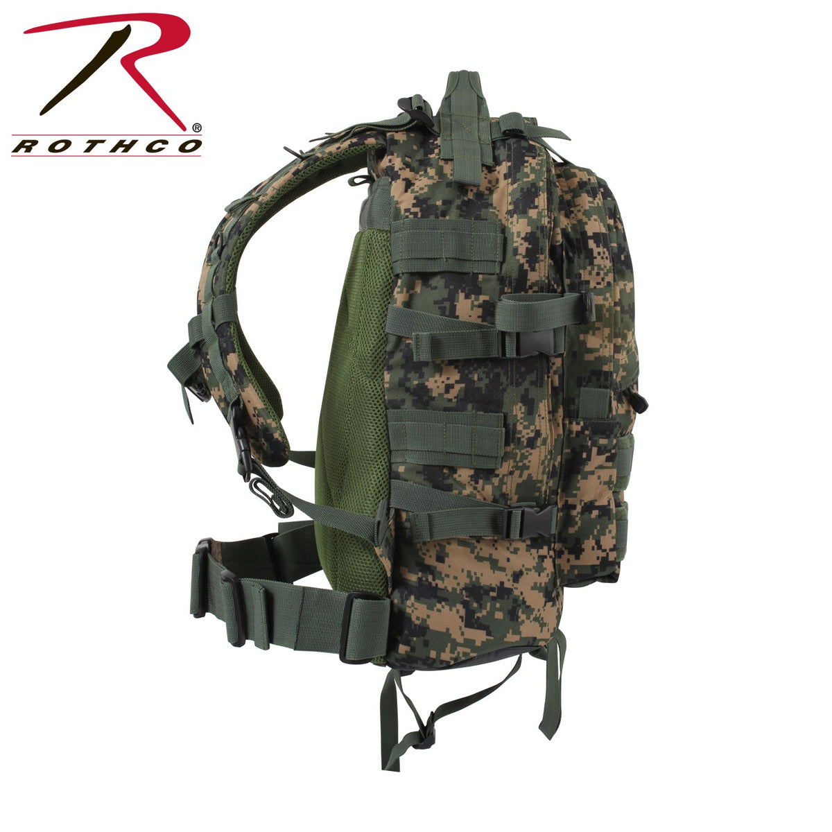 Rothco Large Camo Transport Pack Woodland Digital Camo - Get Tight Gear