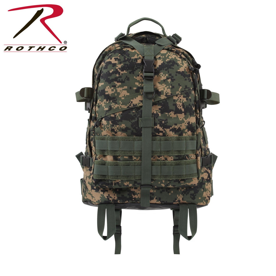 Rothco Large Camo Transport Pack Woodland Digital Camo - Get Tight Gear