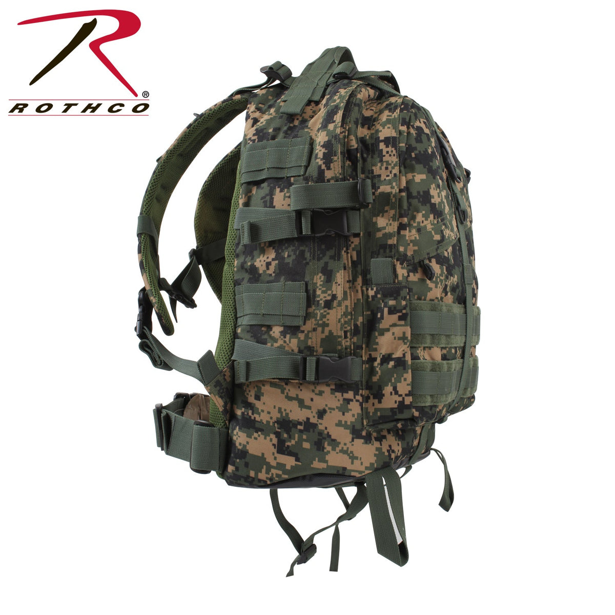 Rothco Large Camo Transport Pack Woodland Digital Camo - Get Tight Gear