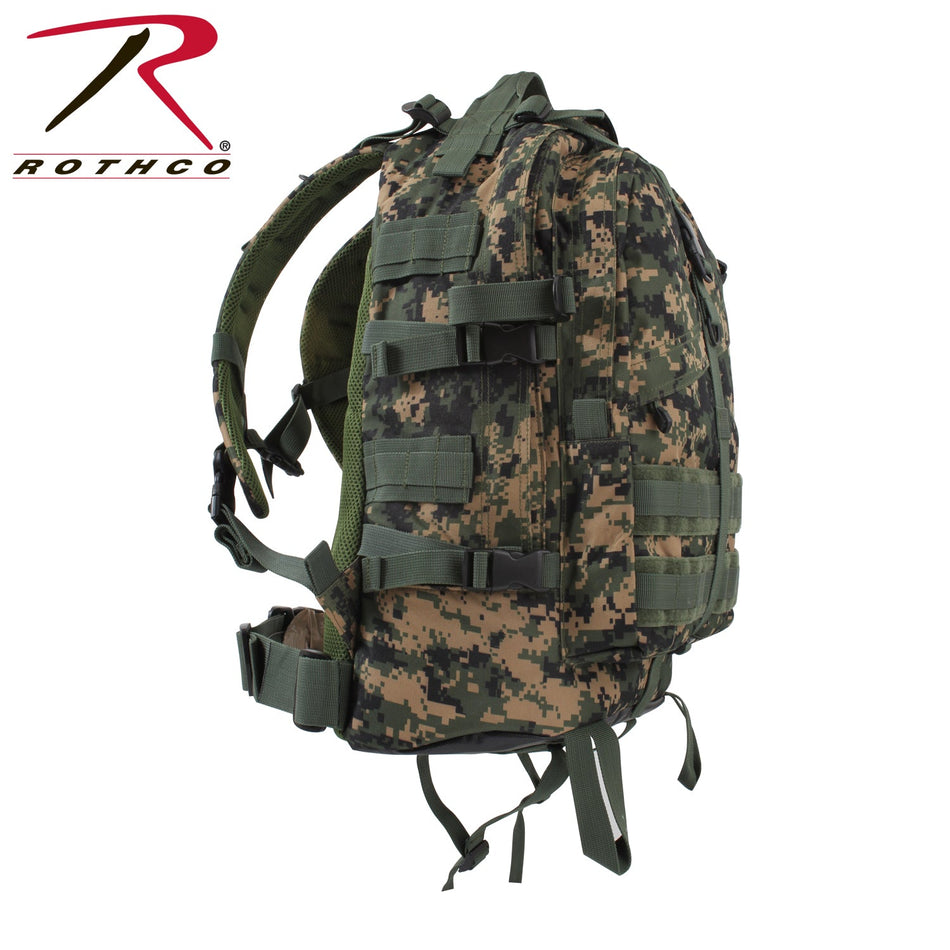 Rothco Large Camo Transport Pack Woodland Digital Camo - Get Tight Gear