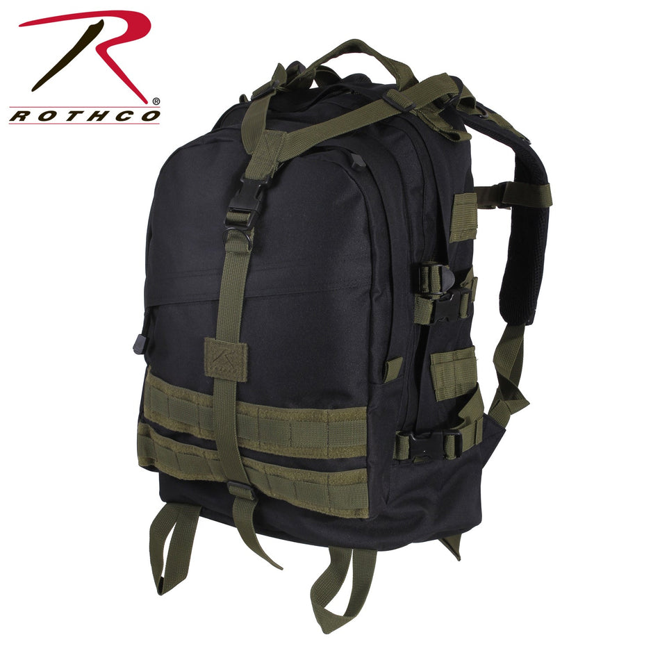 Rothco Large Transport Pack Black / Olive Drab - Get Tight Gear