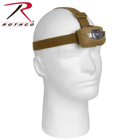 Rothco LED Headlamp Coyote Brown - Get Tight Gear