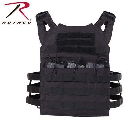 Rothco Lightweight Armor Plate Carrier Vest Black Size Regular - Get Tight Gear