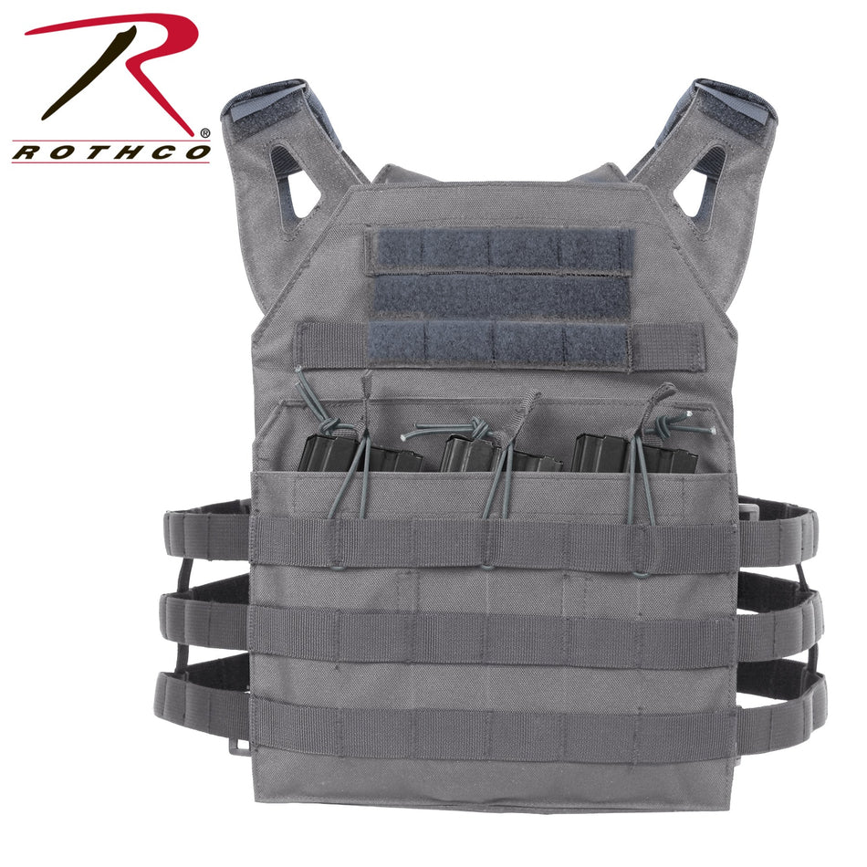 Rothco Lightweight Armor Plate Carrier Vest Grey Size 2XL / 3XL - Get Tight Gear