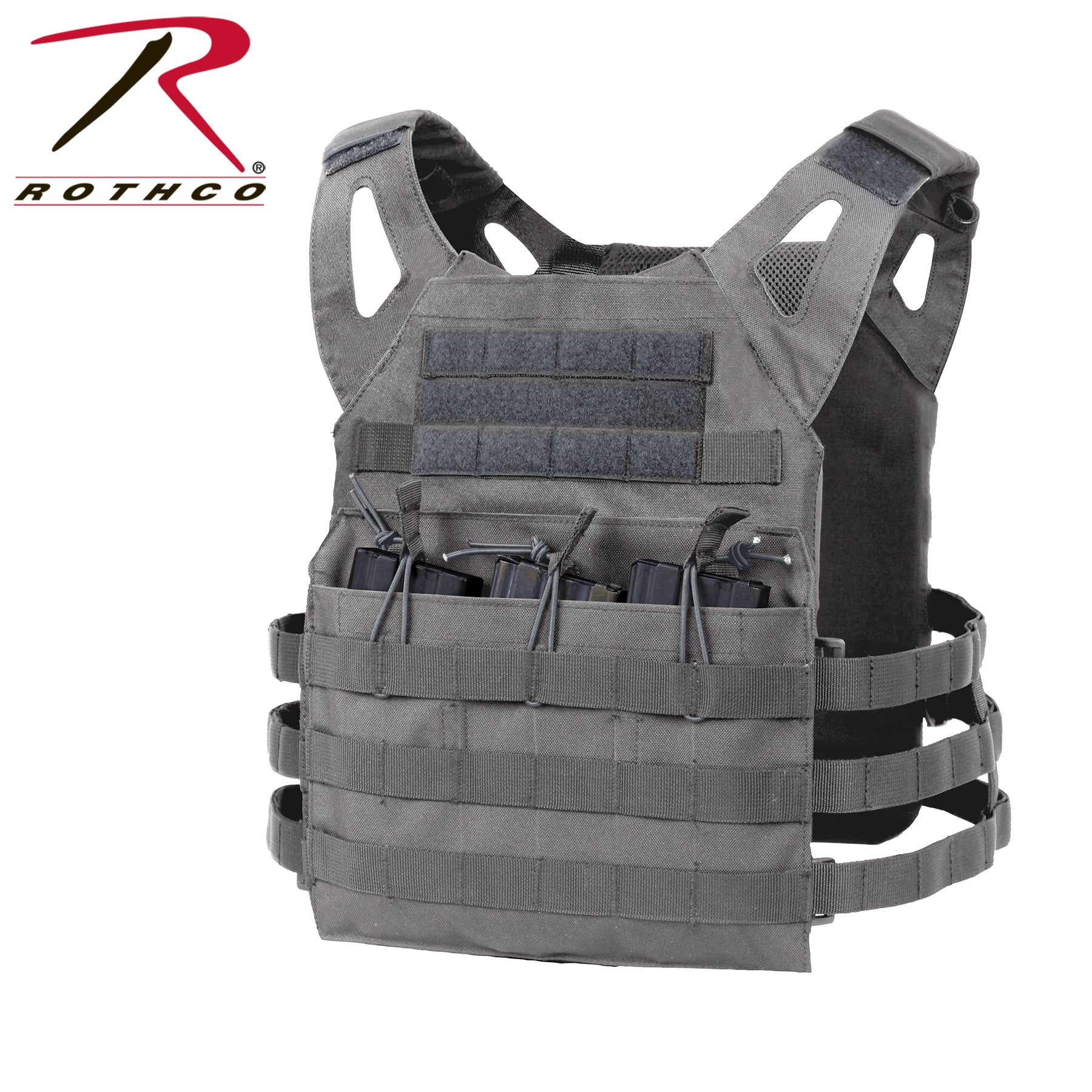 Rothco Lightweight Armor Plate Carrier Vest Grey Size 2XL / 3XL - Get Tight Gear