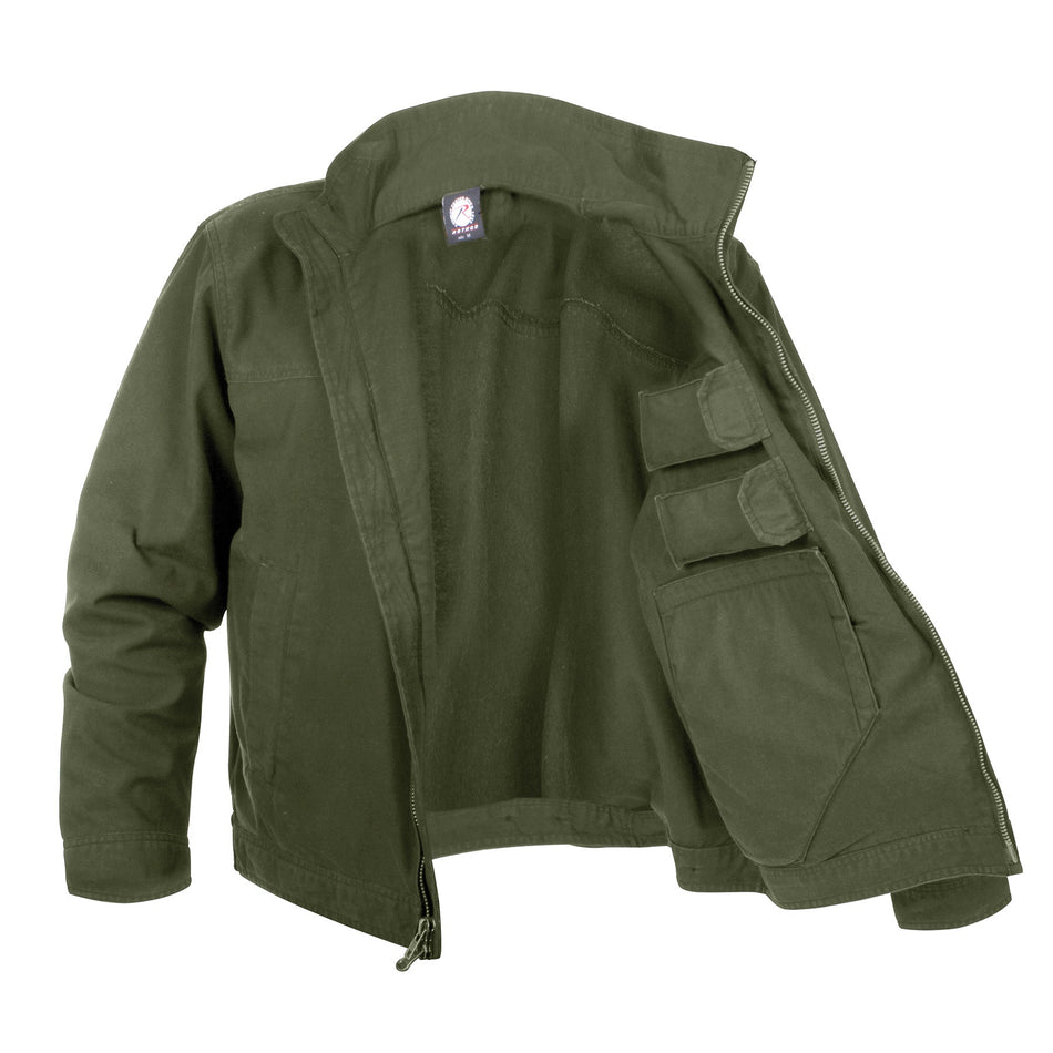 Rothco Lightweight Concealed Carry Jacket Olive Drab Size XL - Get Tight Gear