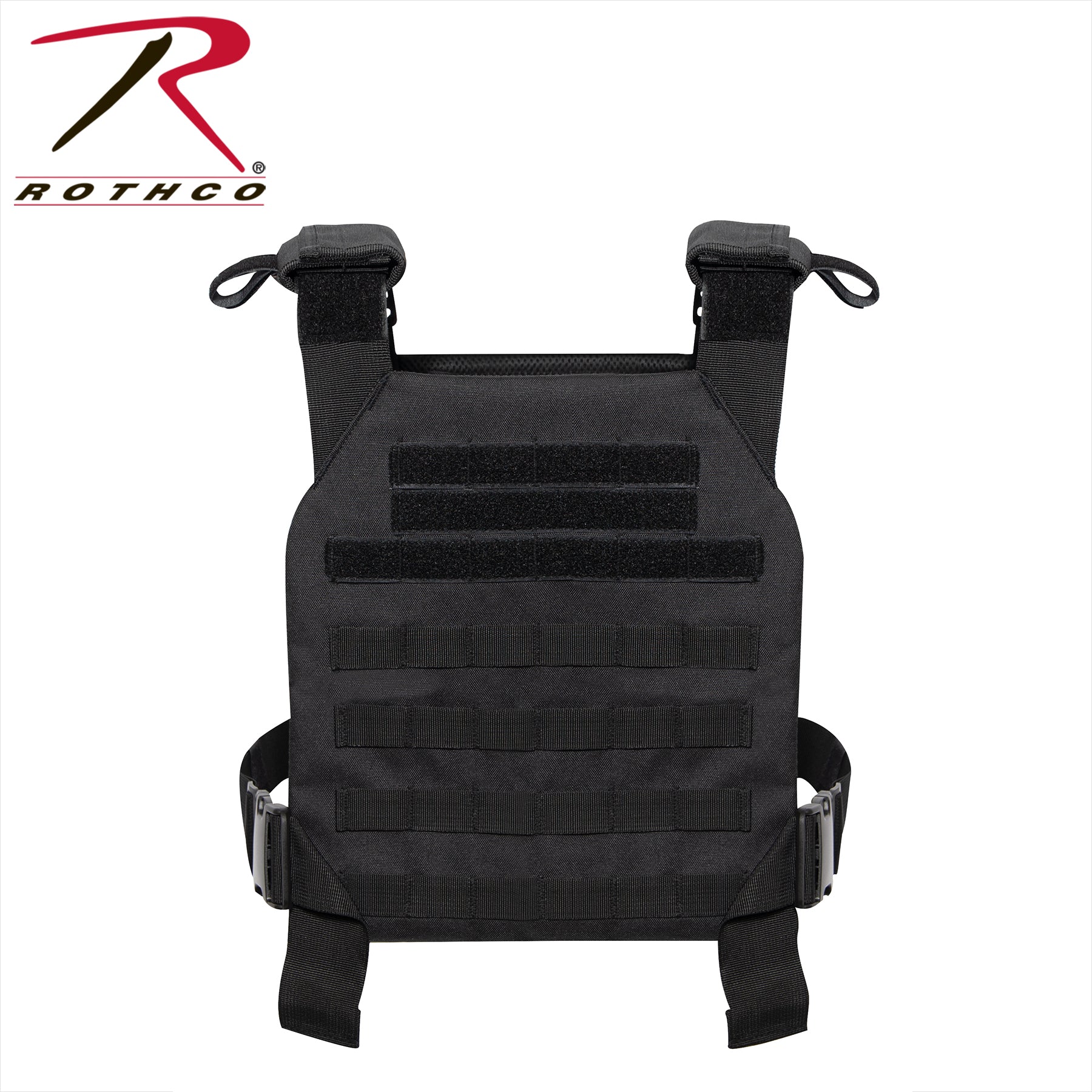 Rothco Low Profile Plate Carrier Vest Black Size 2XL / 3XL - Get Tight Gear