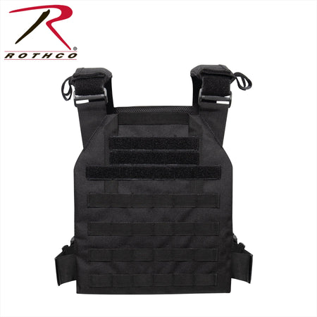 Rothco Low Profile Plate Carrier Vest Coyote Brown Size Regular - Get Tight Gear