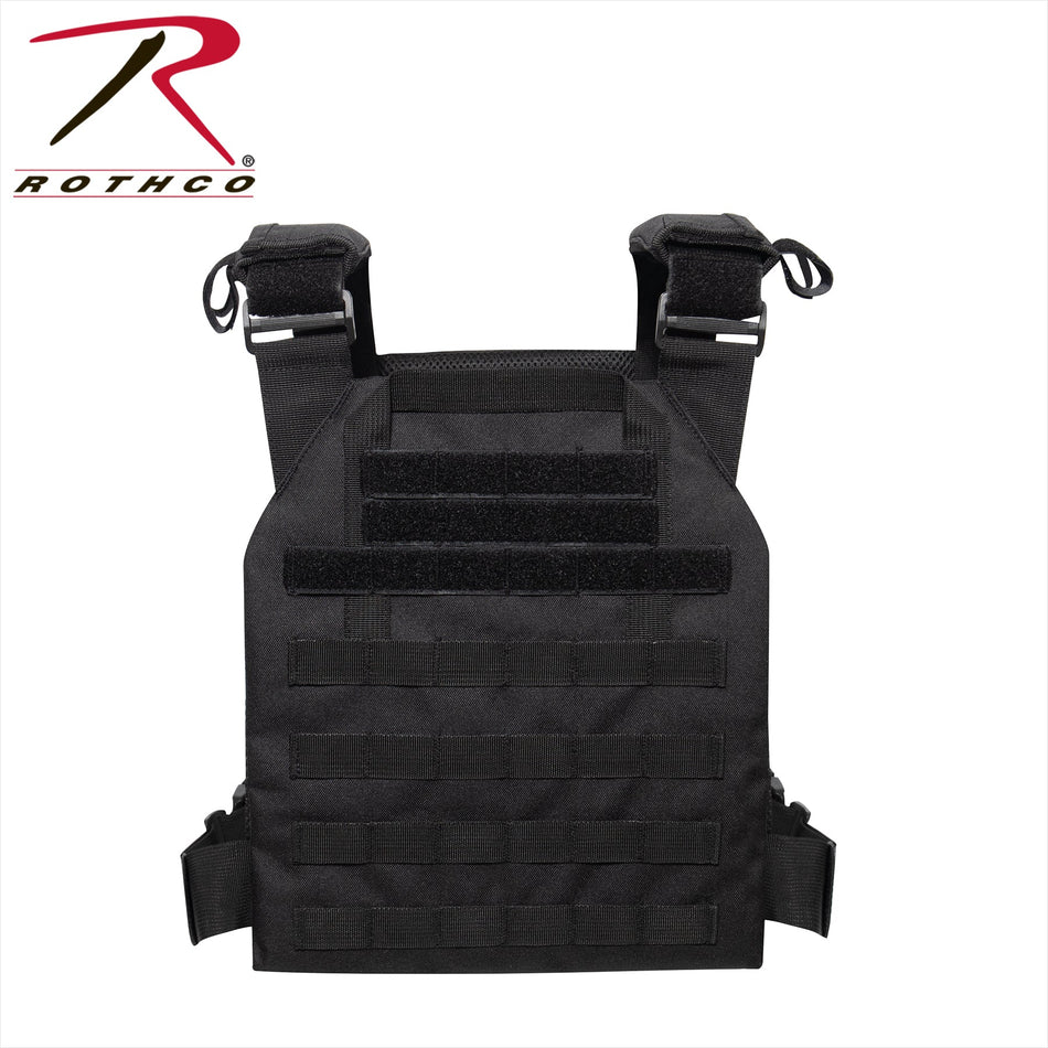 Rothco Low Profile Plate Carrier Vest Coyote Brown Size Regular - Get Tight Gear