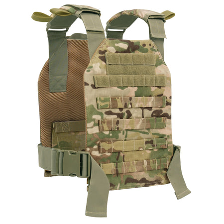 Rothco Low Profile Plate Carrier Vest MultiCam Size 2XL / 3XL - Get Tight Gear