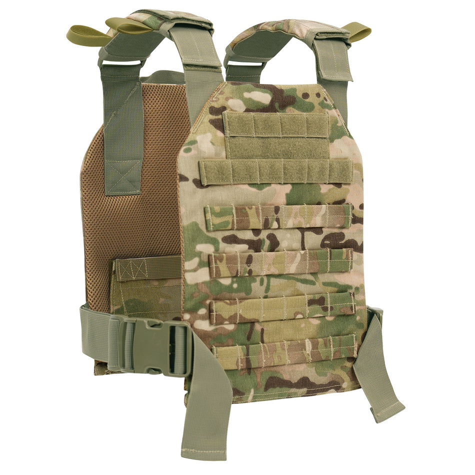 Rothco Low Profile Plate Carrier Vest MultiCam Size 2XL / 3XL - Get Tight Gear