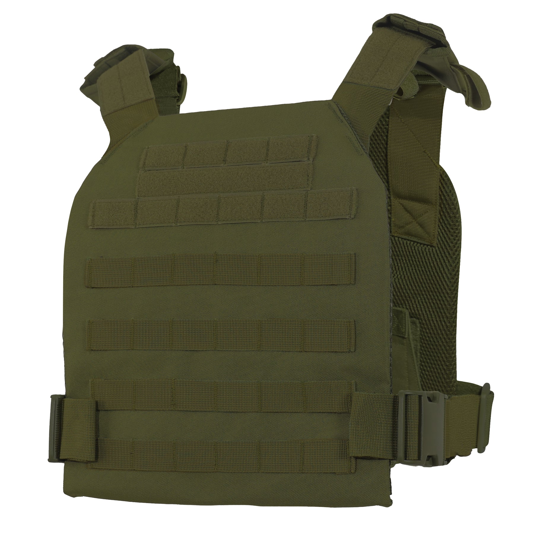 Rothco Low Profile Plate Carrier Vest Olive Drab Size Regular - Get Tight Gear