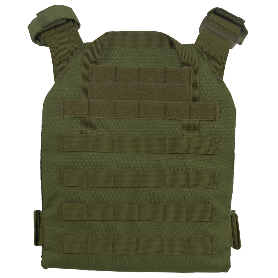 Rothco Low Profile Plate Carrier Vest Olive Drab Size Regular - Get Tight Gear