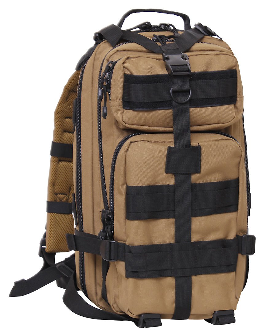 Rothco Medium Transport Pack Coyote Brown/Black - Get Tight Gear