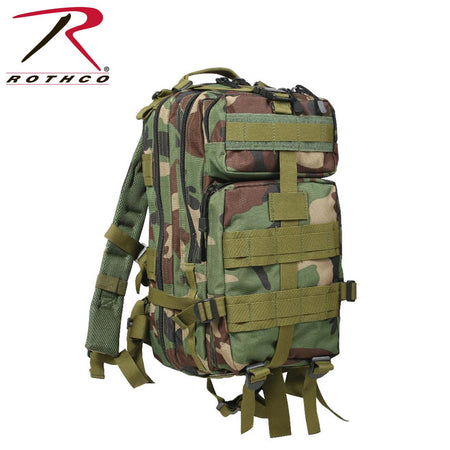 Rothco Medium Transport Pack Woodland Camo - Get Tight Gear