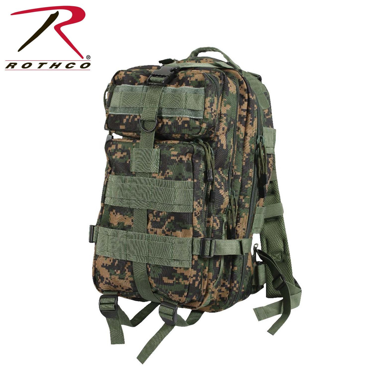 Rothco Medium Transport Pack Woodland Digital Camo - Get Tight Gear
