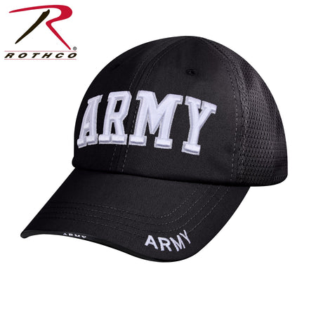 Rothco Mesh Back Army Tactical Cap Black Size One Size - Get Tight Gear