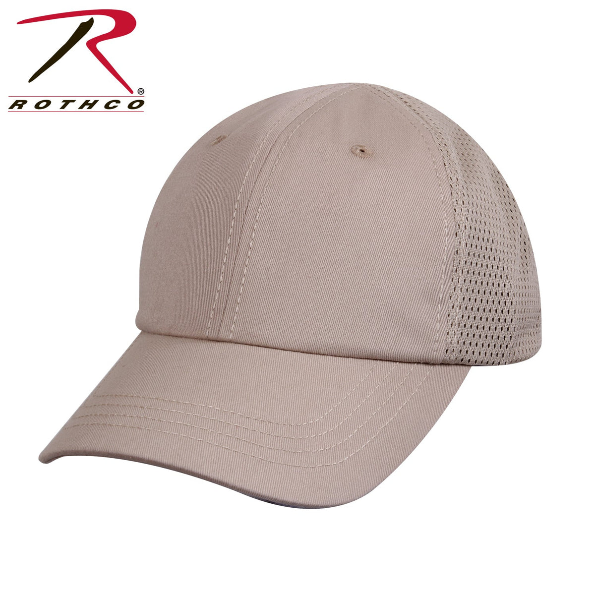 Rothco Mesh Back Tactical Cap Khaki Size One Size - Get Tight Gear