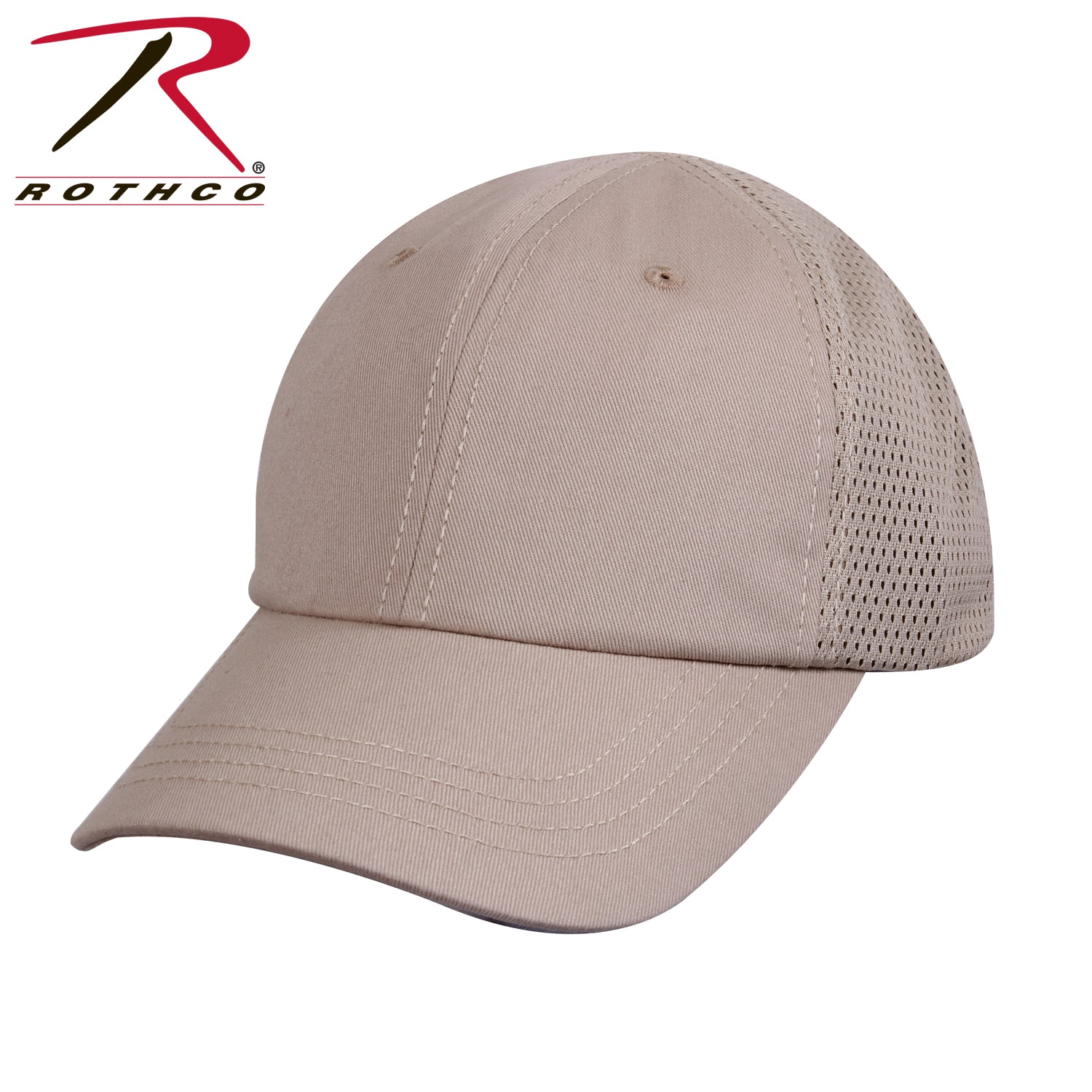 Rothco Mesh Back Tactical Cap Khaki Size One Size - Get Tight Gear