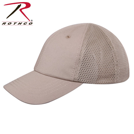 Rothco Mesh Back Tactical Cap Khaki Size One Size - Get Tight Gear