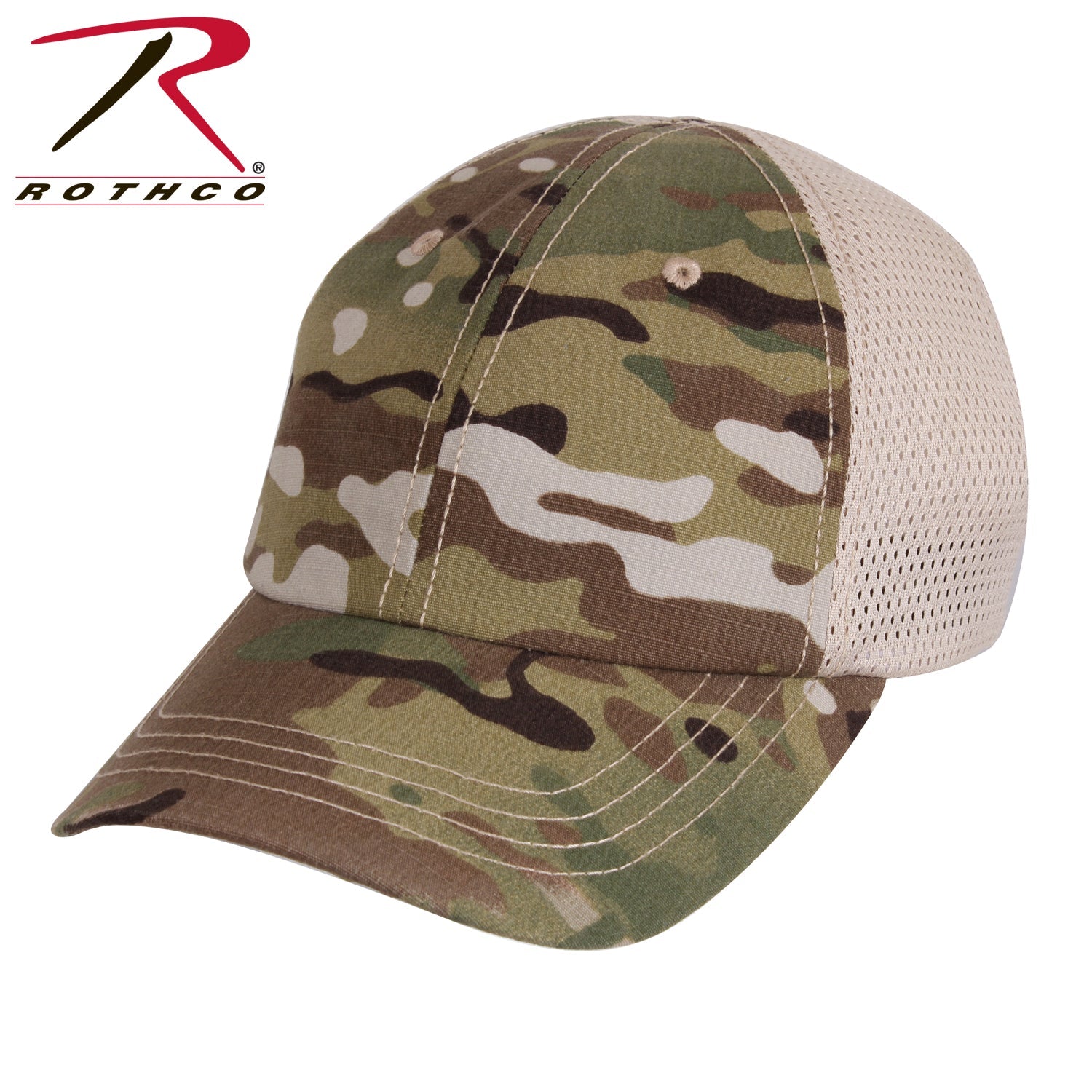 Rothco Mesh Back Tactical Cap MultiCam Size One Size - Get Tight Gear