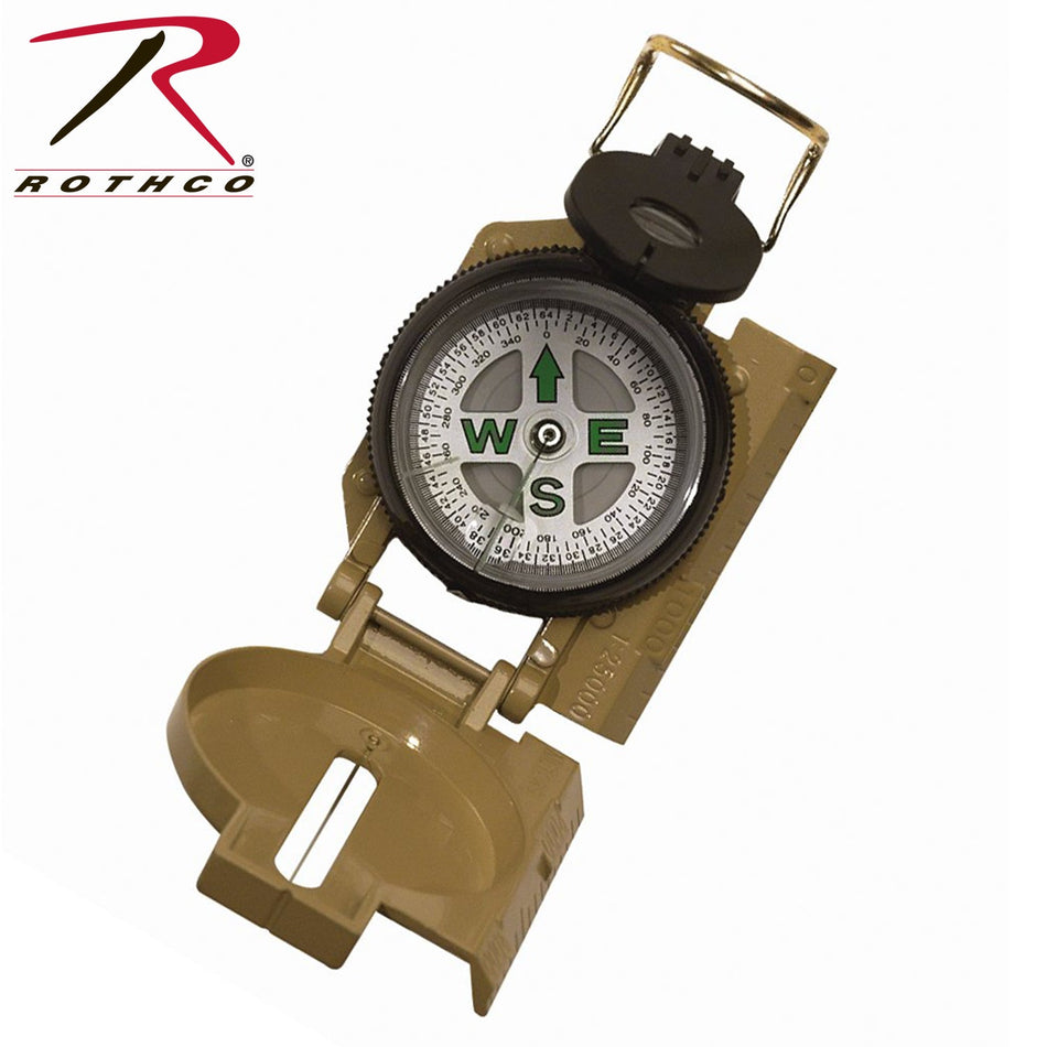 Rothco Military Marching Compass Tan - Get Tight Gear