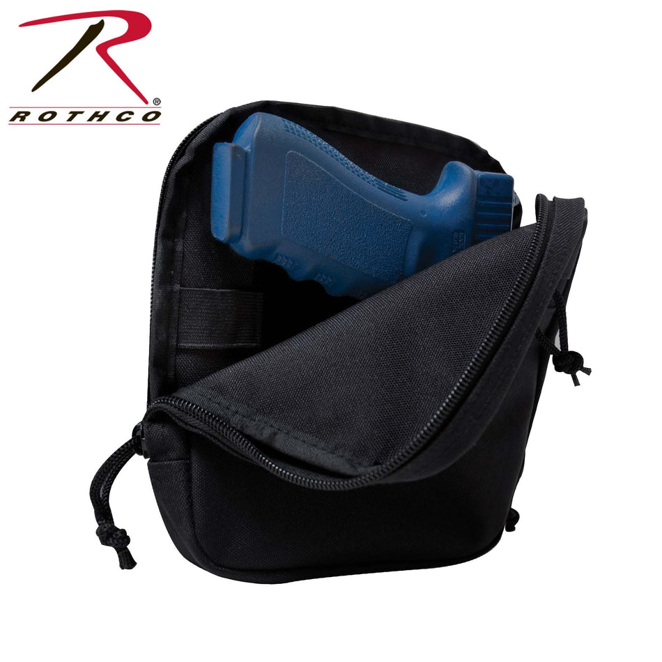 Rothco MOLLE Concealed Carry Pouch Black Size S - Get Tight Gear