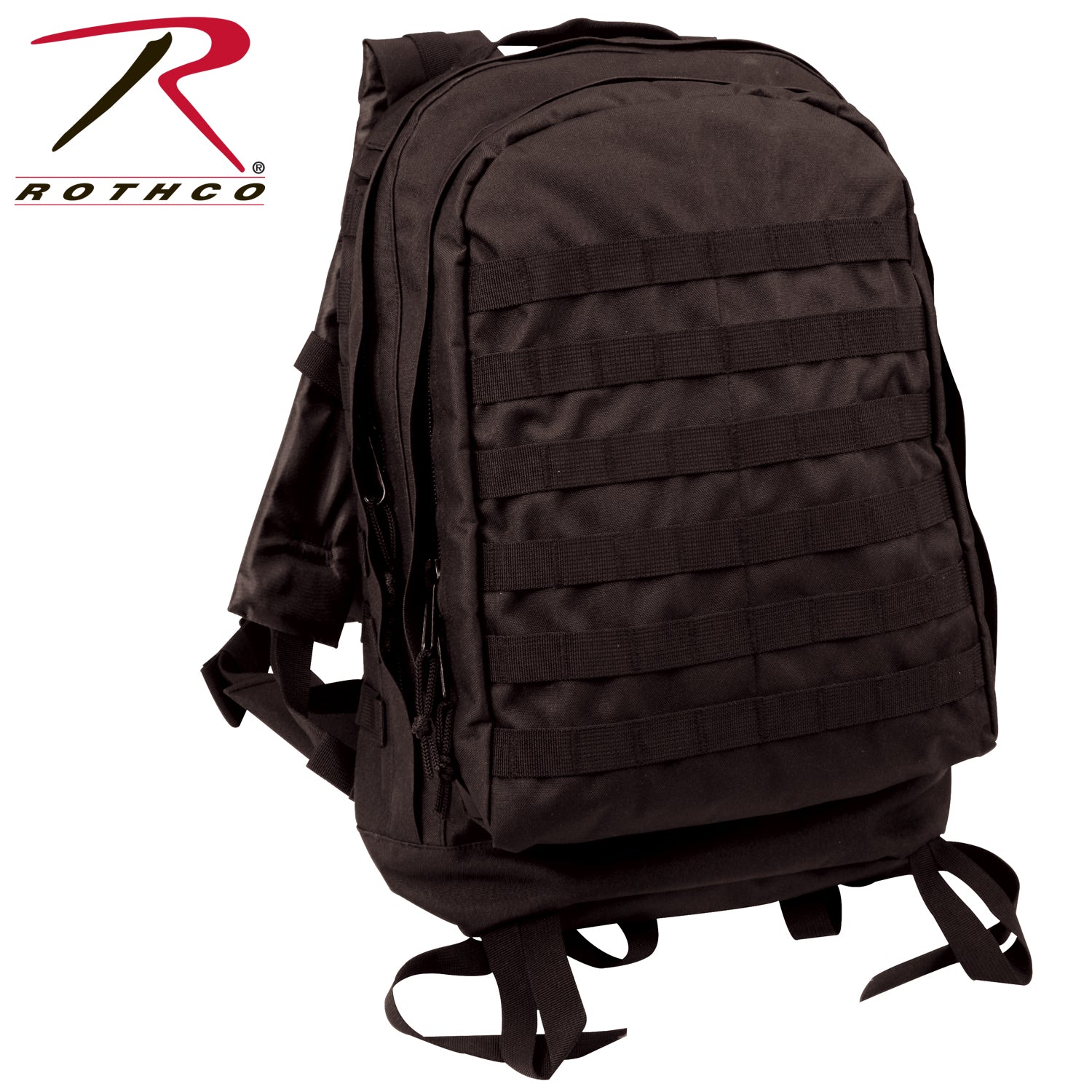 Rothco MOLLE II 3 - Day Assault Pack Black - Get Tight Gear