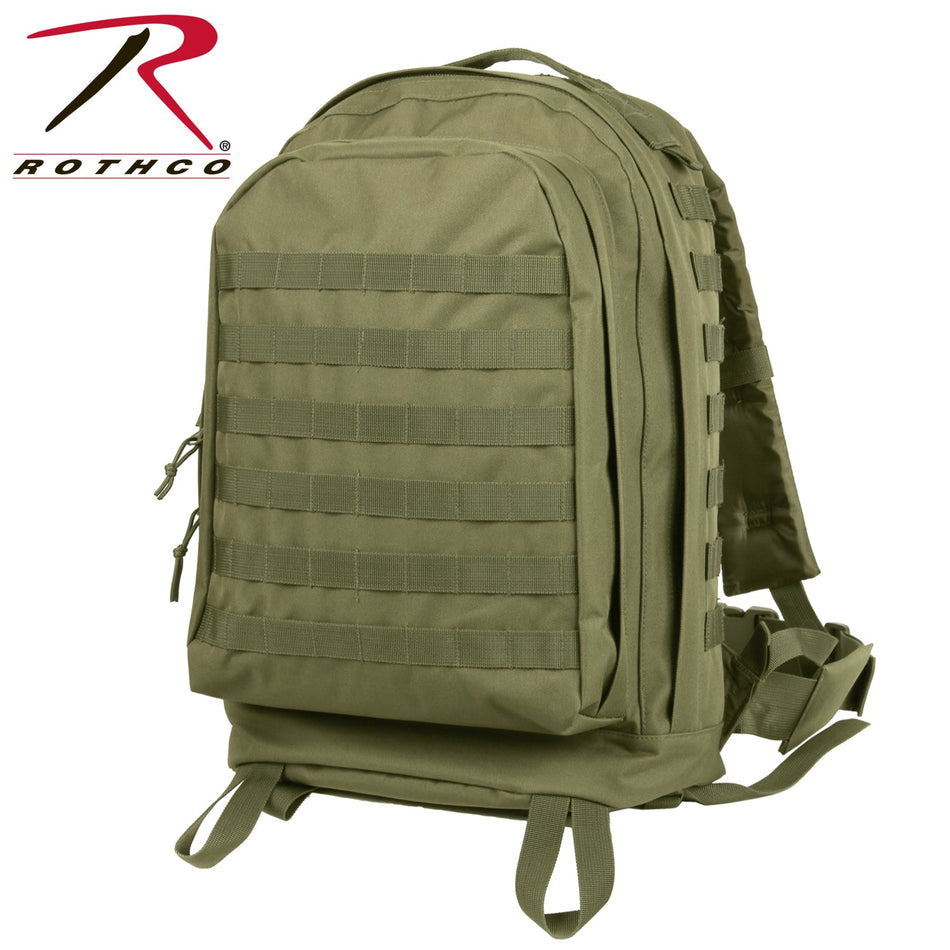 Rothco MOLLE II 3 - Day Assault Pack Olive Drab - Get Tight Gear