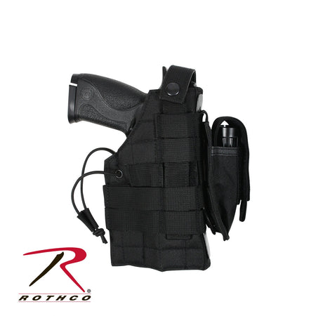 Rothco MOLLE Modular Ambidextrous Holster Black - Get Tight Gear