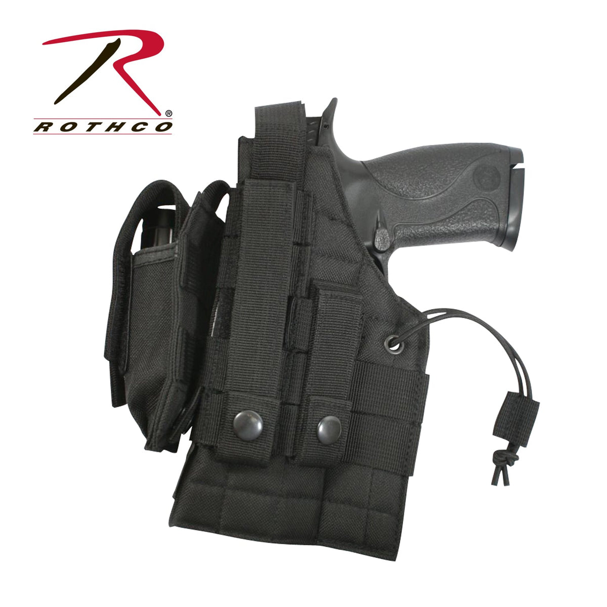 Rothco MOLLE Modular Ambidextrous Holster Black - Get Tight Gear