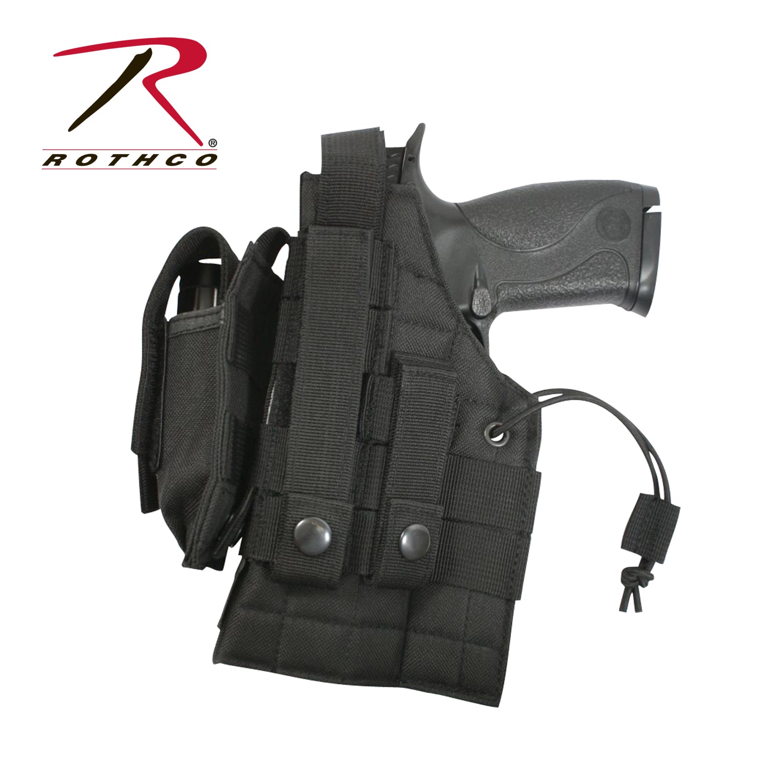 Rothco MOLLE Modular Ambidextrous Holster Black - Get Tight Gear