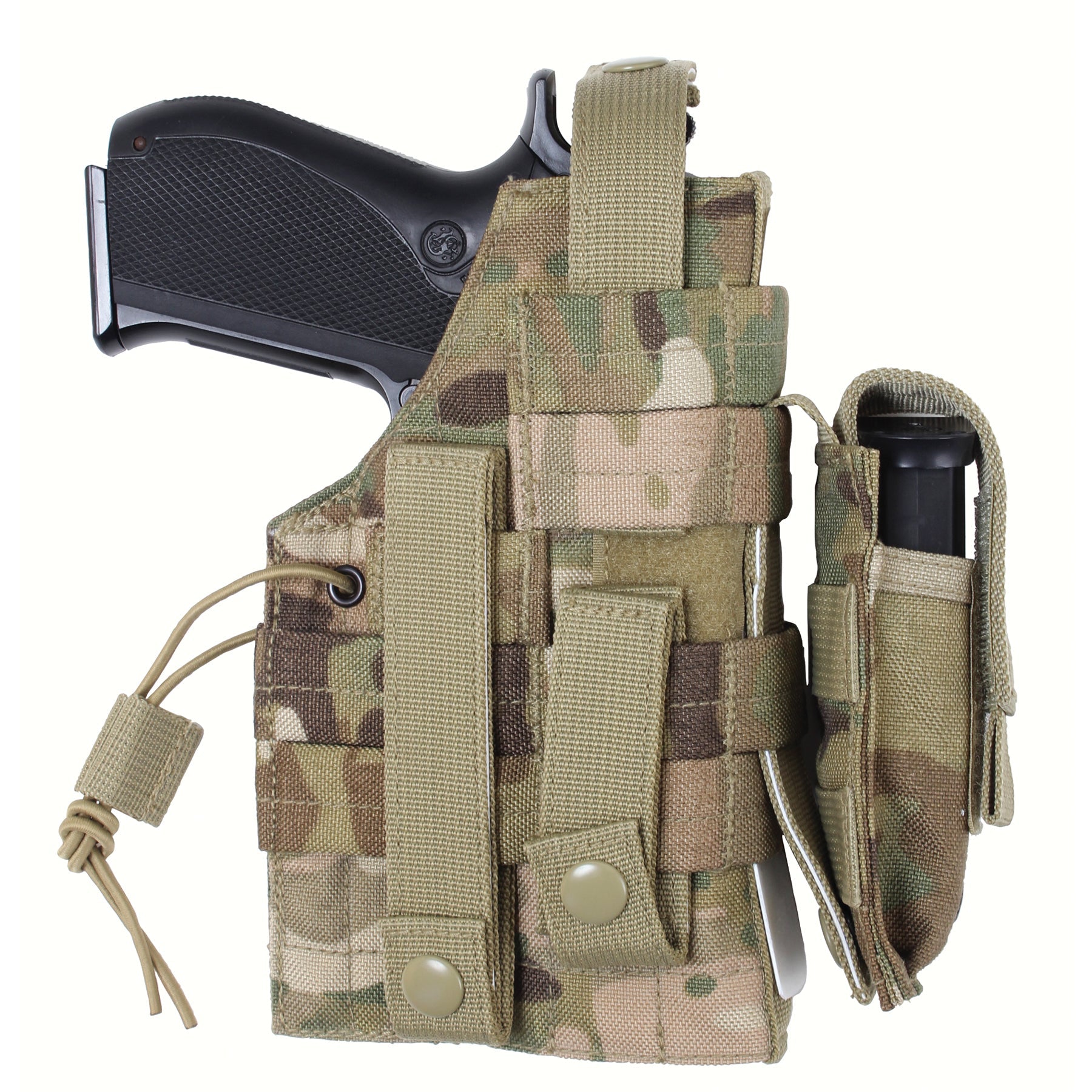 Rothco MOLLE Modular Ambidextrous Holster MultiCam - Get Tight Gear