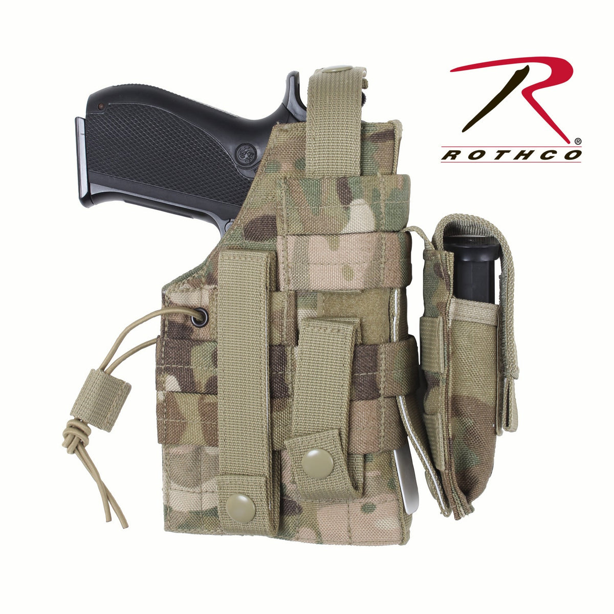Rothco MOLLE Modular Ambidextrous Holster MultiCam - Get Tight Gear
