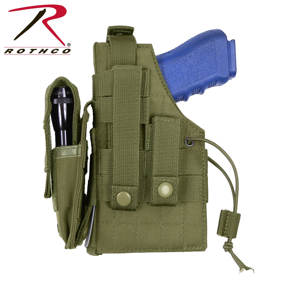 Rothco MOLLE Modular Ambidextrous Holster Olive Drab - Get Tight Gear