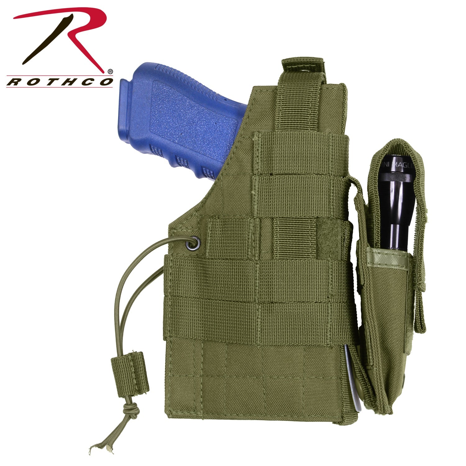 Rothco MOLLE Modular Ambidextrous Holster Olive Drab - Get Tight Gear