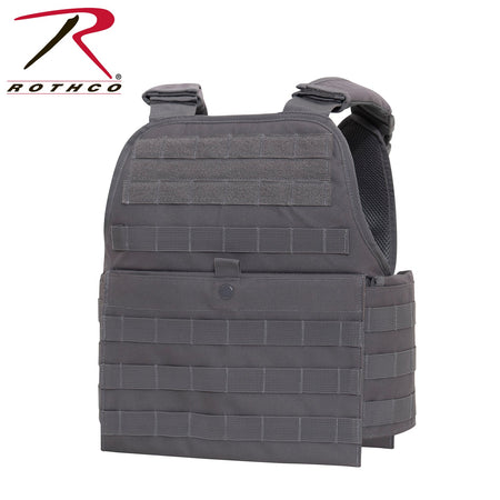 Rothco MOLLE Plate Carrier Vest Grey Size Regular - Get Tight Gear