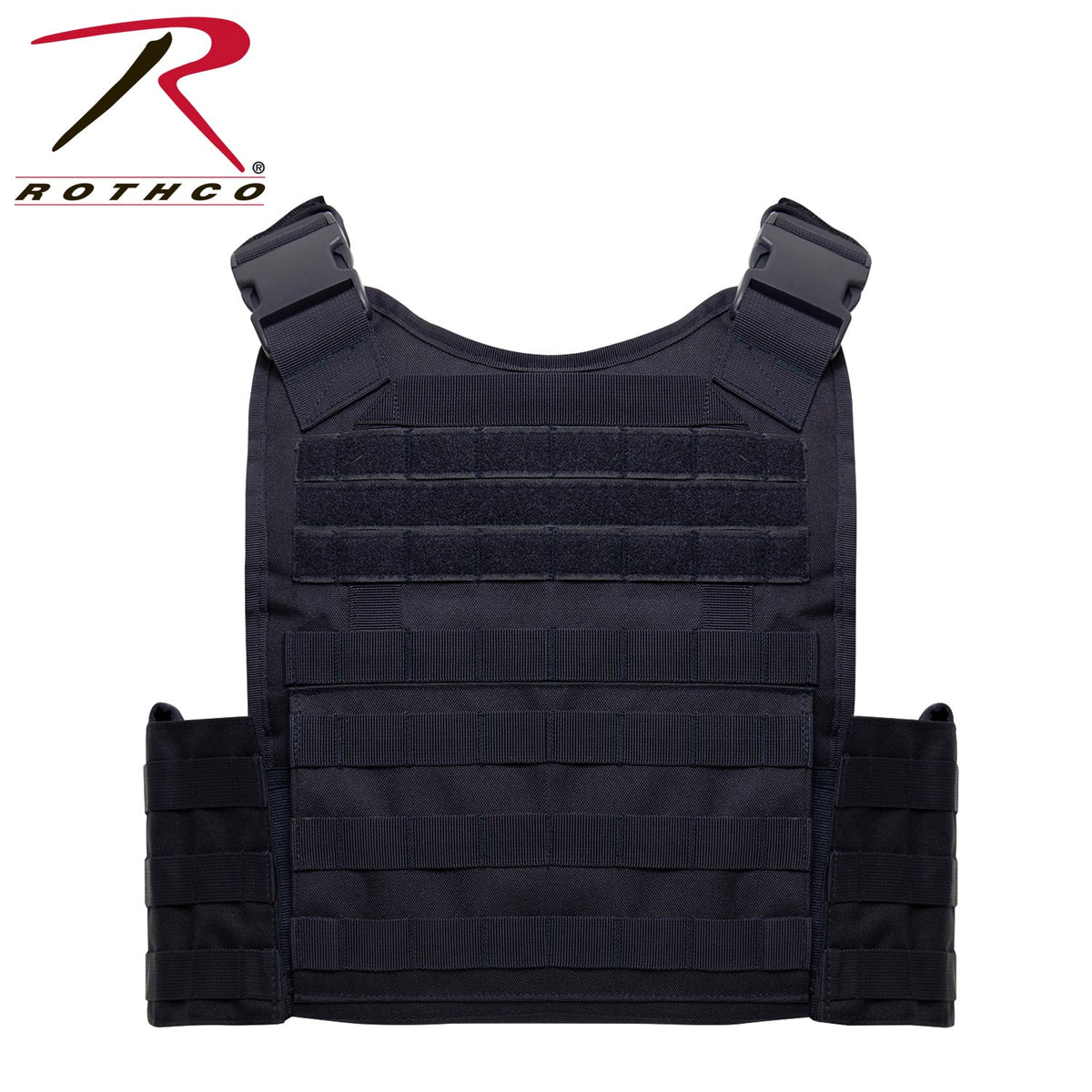 Rothco MOLLE Plate Carrier Vest Midnight Navy Blue Size Regular - Get Tight Gear