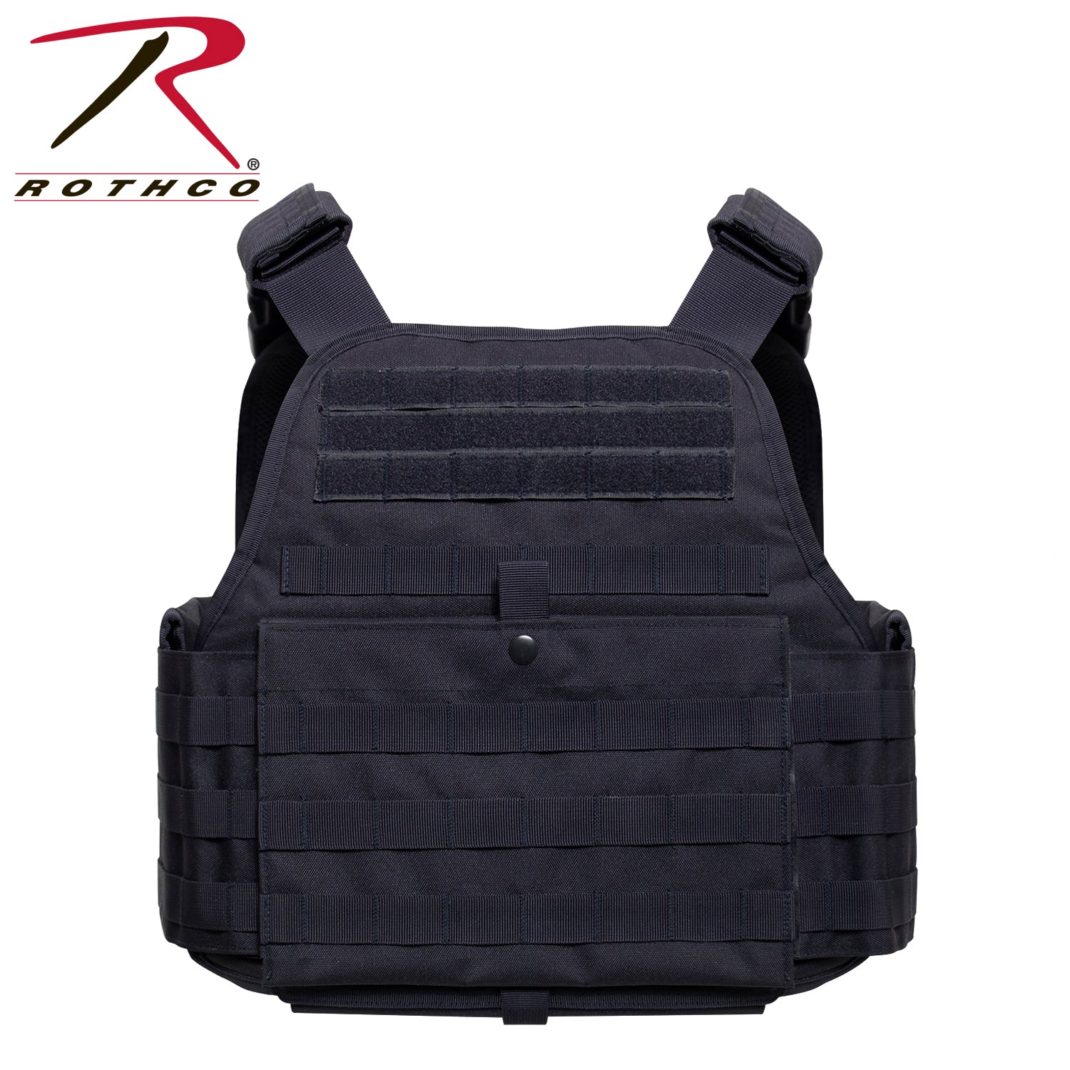 Rothco MOLLE Plate Carrier Vest Midnight Navy Blue Size Regular - Get Tight Gear