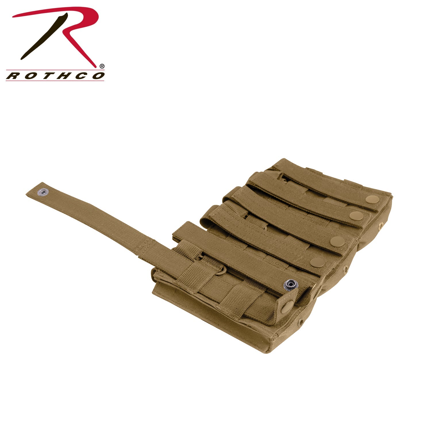 Rothco MOLLE Replacement Straps - 4 Pack Coyote Brown - Get Tight Gear