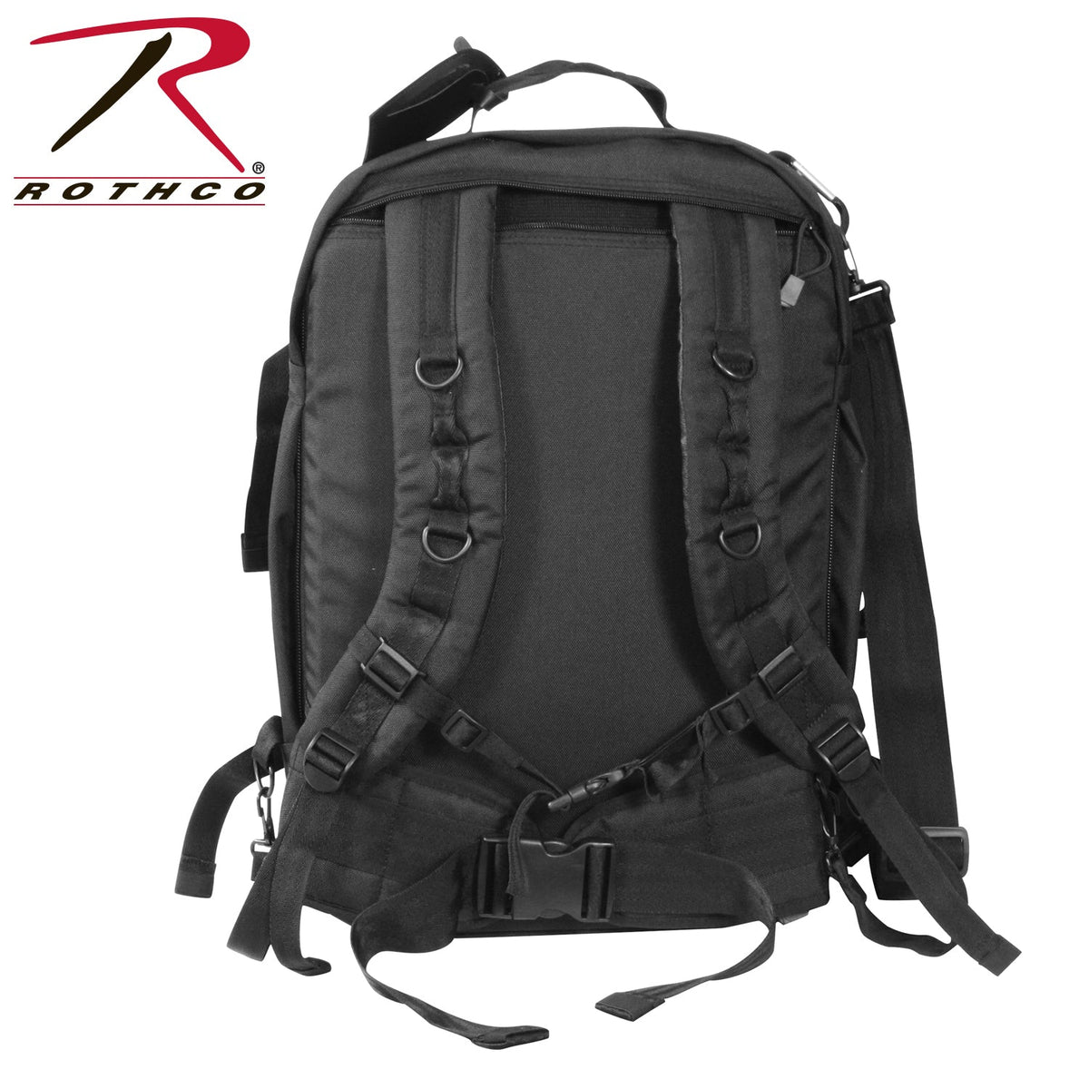 Rothco Move Out Tactical Travel Backpack Black - Get Tight Gear