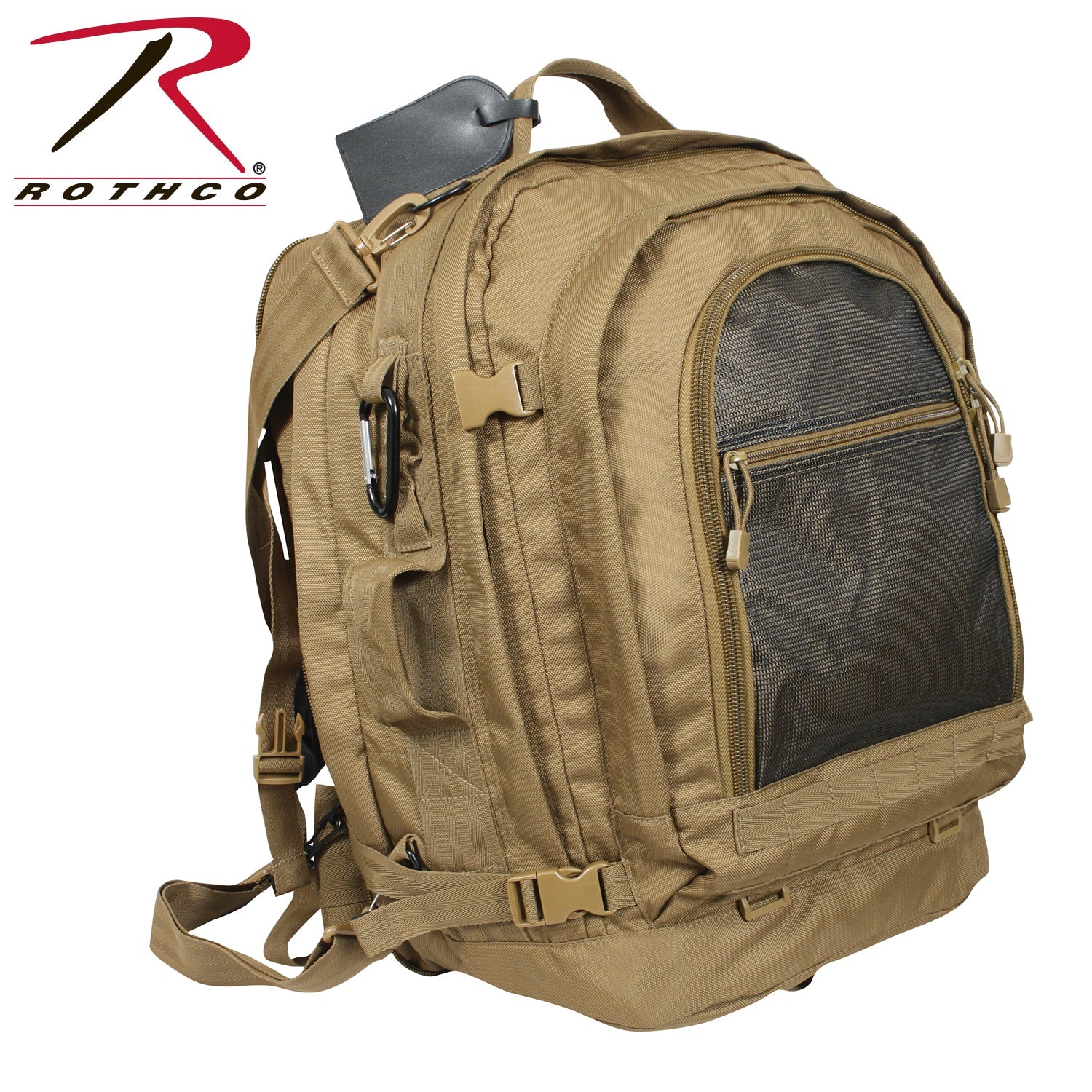 Rothco Move Out Tactical Travel Backpack Coyote Brown - Get Tight Gear