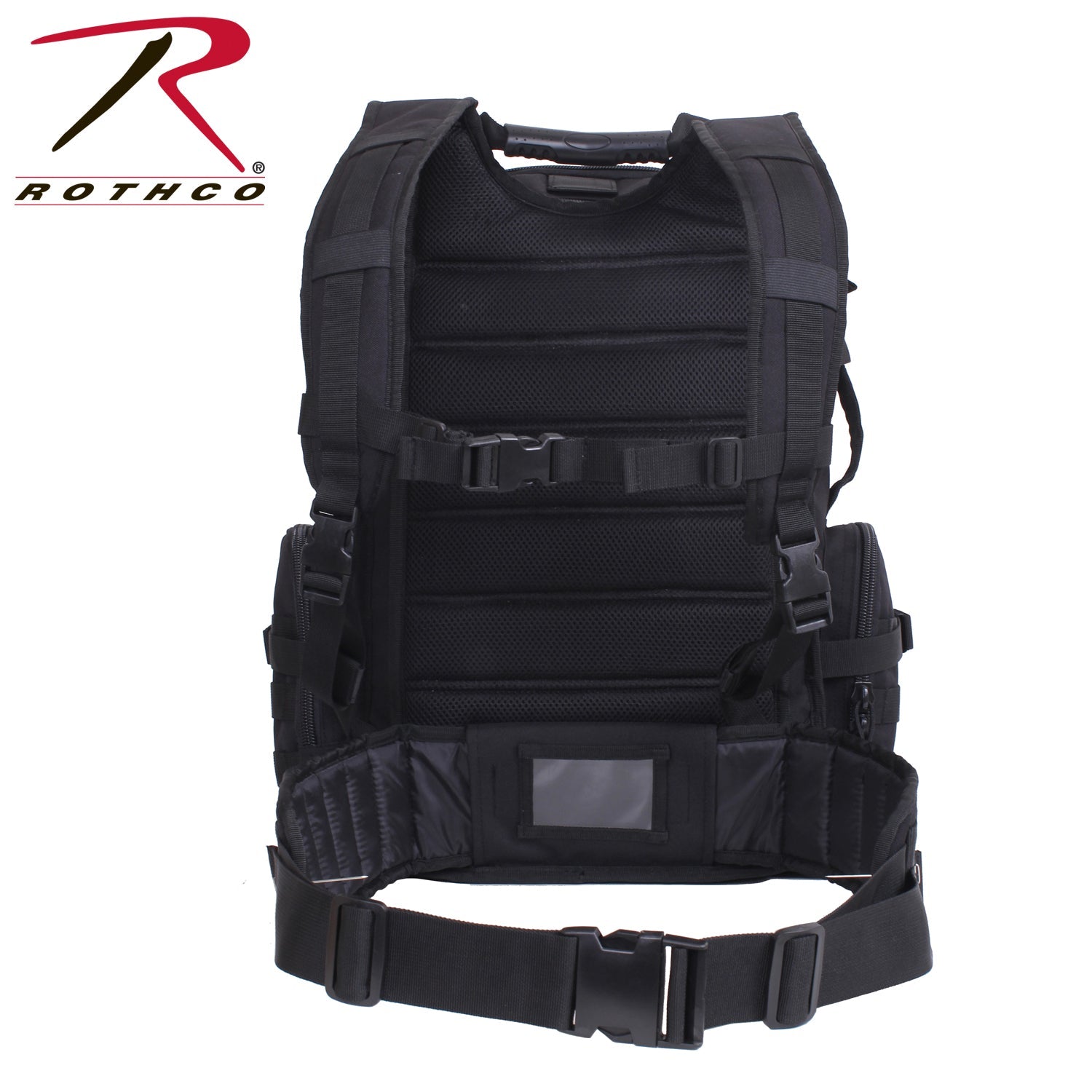 Rothco Multi - Chamber MOLLE Assault Pack Black - Get Tight Gear