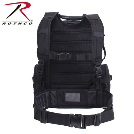 Rothco Multi - Chamber MOLLE Assault Pack Black - Get Tight Gear