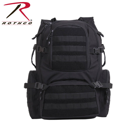 Rothco Multi - Chamber MOLLE Assault Pack Black - Get Tight Gear