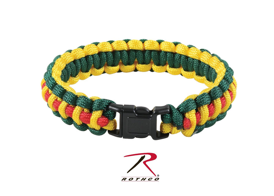Rothco Multi - Colored Paracord Bracelet Vietnam Pattern - Get Tight Gear