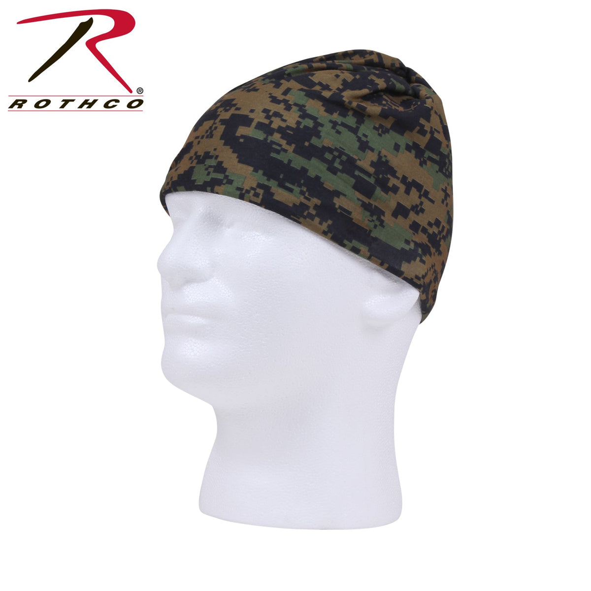Rothco Multi - Use Neck Gaiter and Face Covering Tactical Wrap Woodland Digital Camo Size One Size - Get Tight Gear