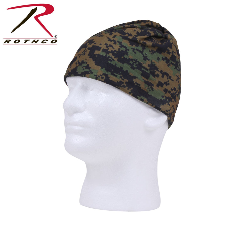 Rothco Multi - Use Neck Gaiter and Face Covering Tactical Wrap Woodland Digital Camo Size One Size - Get Tight Gear
